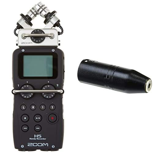 Zoom H5 Grabador de Voz (Digital, de 4 Pistas, portátil), Color Negro + Rode Microphones VXLR Cable XLR a Jack, Color Negro