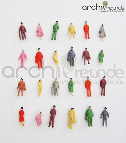 100 Figuren Reisende Modellbahnfiguren N 1:160 11mm