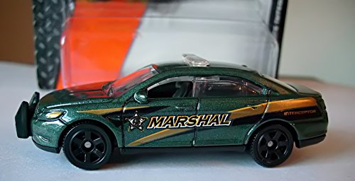 2014 Matchbox MBX Heroic Rescue - Ford Police Interceptor (Marshall) by Mattel