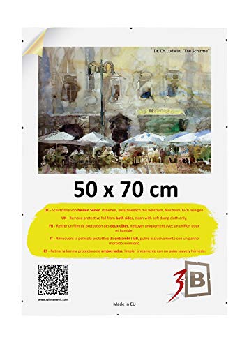 3B Clip Frame - 50x70 cm (ca. 20x28) with styrene Glass