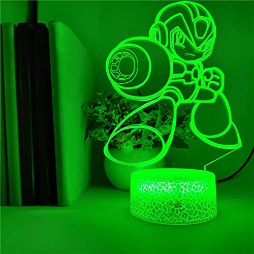 3D Illusion lampe Led veilleuse jeu méga homme capteur tactile coloré Rockman vacances amis fête décoration de la maison contrôle