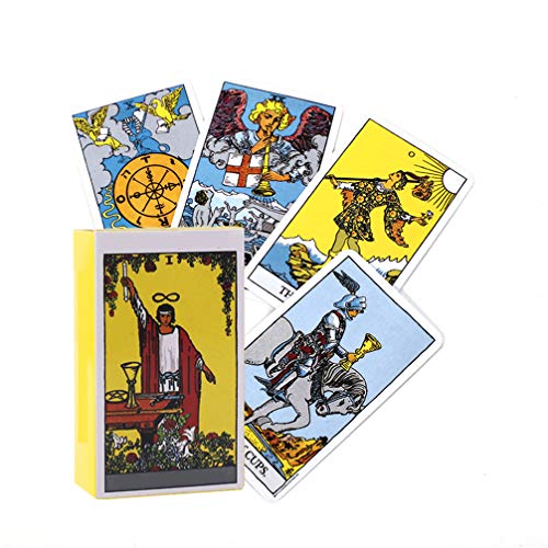 78Pcs / Set Tarot Cards Classic Tarot Deck Tarjeta de Viaje Power Deck con folleto guía