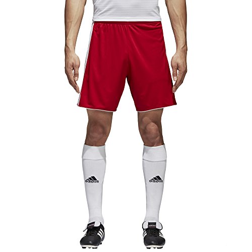adidas Men's Soccer Tastigo 17 Shorts, Power Red/White, Small