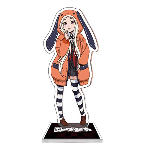 Ailin Online Anime Kakegurui Figuras Stand con base mesa escritorio para decoración de oficina en el hogar, regalo coleccionable, 15 cm (estilo 06)