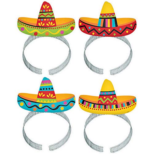 amscan Fiesta Sombrero cinta para la cabeza