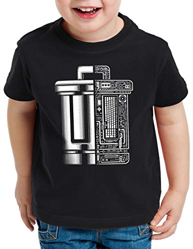 A.N.T. Papelera de Reciclaje Trash Camiseta para Niños T-Shirt informática Programa, Talla:128