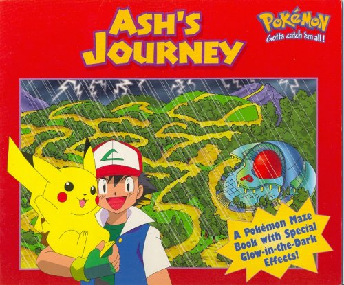 Ash's Journey (Pokemon Glow-in-the-dark Maze Books)