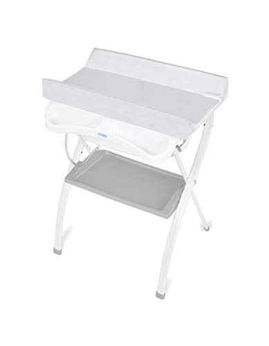 Bañera alta Spalsh ZY Baby - compacta con cambiador, baño para bebes, asiento anatómico - Zippy (Gris) - Nuevo Modelo!