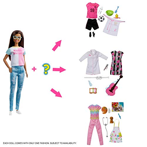 Barbie Quiero Ser - Muñeca con accesorios y profesiones sorpresa (Mattel GFX86)