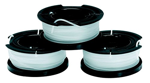 BLACK+DECKER A6485-XJ - Pack de 3 bobinas de hilo Reflex simple para cortabordes, 10m x 1.5mm