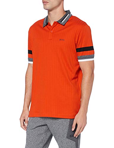 BOSS Paule 9 Camisa, Naranja Oscuro (802), XL para Hombre
