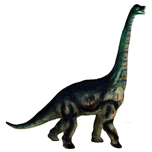 BW & H 17" (44 cm) dinosaurio relleno de goma brachiosaurus juguete jurásico detalle del museo