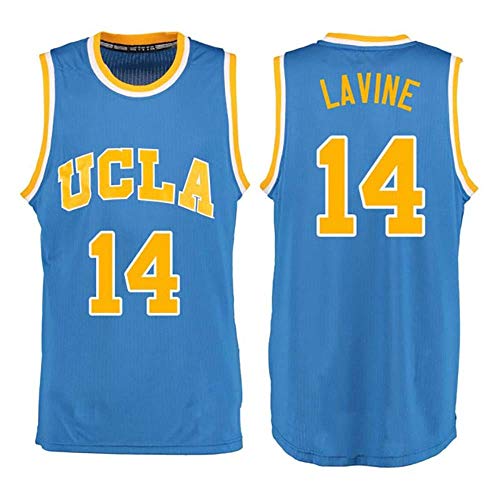 Camiseta de Baloncesto NBA para Hombre, Retro Jersey Swingman Basketball Camisetas, 14 Zach LaVine, Chaleco de Gimnasia Top Deportivo Ropa, XS-XXL (Color : Style-1, Size : S)