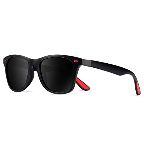 CHEREEKI Gafas de Sol Polarizadas, Gafas de Sol de Moda Hombre Mujer 100% Protección UV400 Gafas para Conducción (Nergo)