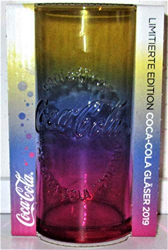 /Coca-Cola Cristal / vasos / Edición Limitada / Cristal arcoíris / Mc Donald's / 2019 / Nuevo