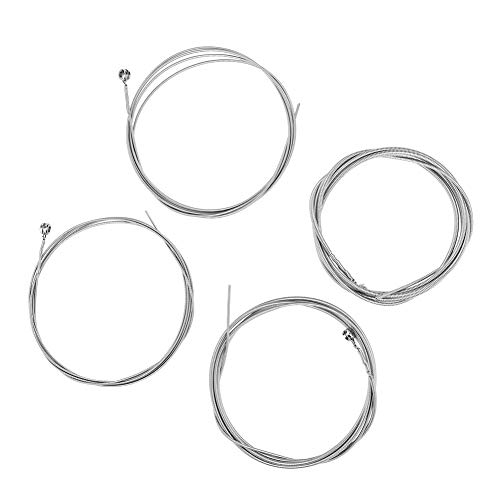 Cuerdas para Bajos Eléctricos de 4 Cuerdas, 4 Pcs Durable Cuerdas para Repuestos de Bajo Eléctrico de 4 Cuerdas, 1mm 1.4mm 2mm 2.5mm