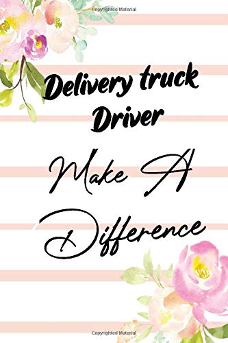Delivery truck: Birthday Gift / Notebook for men & women/ Journal / Diary Gift, 110 blank pages, 6x9 inches, Soft Cover, Matte Finish Cover