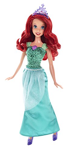 Disney Princesas Muñeca, Princesa Purpurina Ariel (Mattel CFB74)