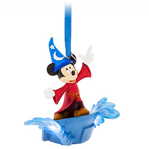 Disney Sorcerer Mickey Mouse Light Up Sketchbook Ornament - Fantasia