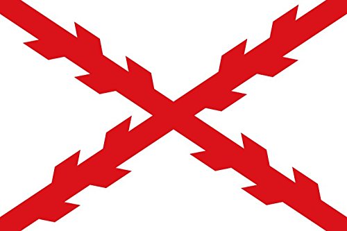 Durabol Gran Bandera de Cruz de Borgoña 150 x 90 cm Satén