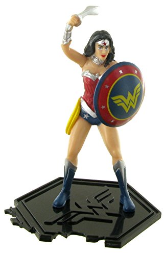Figuras de la liga de la justicia – Figura wonder woman (mujer maravilla) - 9 cm - DC comics - Justice league - liga de la justicia (Comansi Y99196)