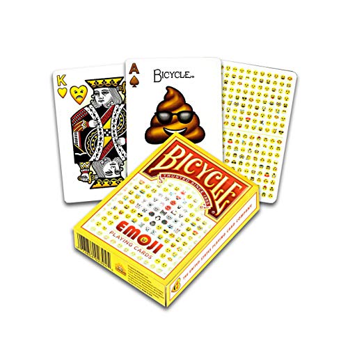 Fournier- Bicycle Emoji Baraja de Cartas para Coleccionistas, Multicolor (US Playing Card Company 1037675)
