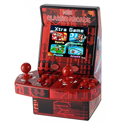 Goolsky Actualizada Mini Classic Arcade Game Cabinet Machine Doble Joystick Retro Handheld Player con Built-in 183 Juegos