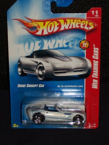 Hot Wheels 2008 Web Trading Cars # 11 of 24 Dodge Concept Car White 2008 087 87 by Hot Wheels