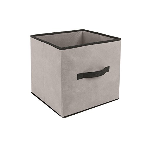 ID Space – Lote de 2 cajas de almacenaje para muebles – 31 x 31 cm – Lino