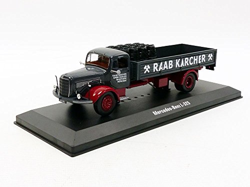 IXO TRU029 - Transporte de carbón para Mercedes Benz L325, Escala 1/43, Color Gris