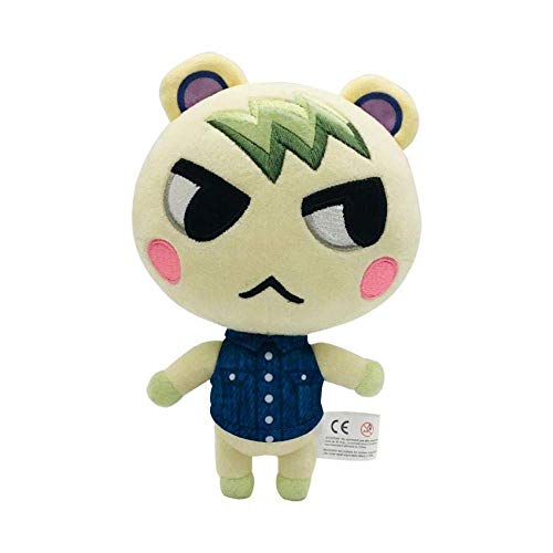 JMHomeDecor Animal Crossing Plush Toy New Horizons Game Muñeco De Peluche para NS Switch 3Ds Juego NFC Plush Toy-20Cm-Marshal