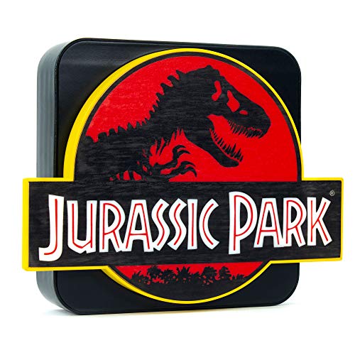 Jurassic Park Lámpara de Mesa, plastico, Multicolor, 25,7 x 21,6 x 8,7 cm