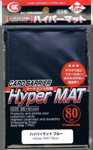 KMC 80 tarjeta barrera Hyper Mat Azul (4 packs/total 320)