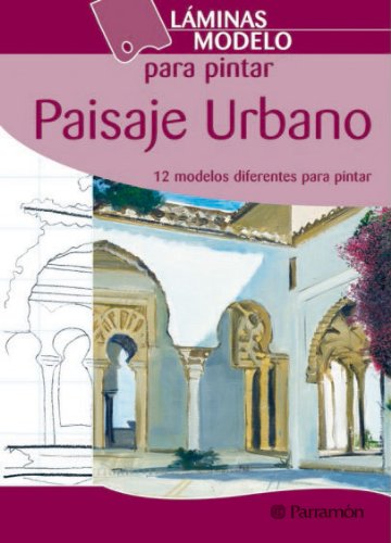 Láminas modelo para pintar paisaje urbano