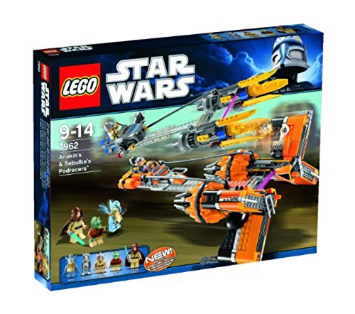 LEGO STAR WARS 7962 - Anakin's and Sebulba's Podracers
