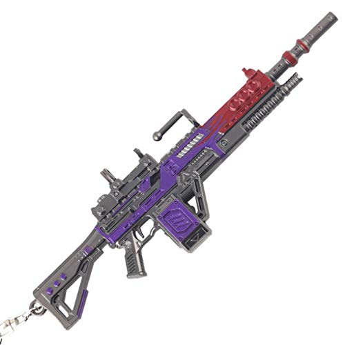 LINLUO Legends Games 1/6 metal luz subametralladora LMG modelo de pistola colección de juego llavero figura artes acción juguetes regalo mochila colgante suministros
