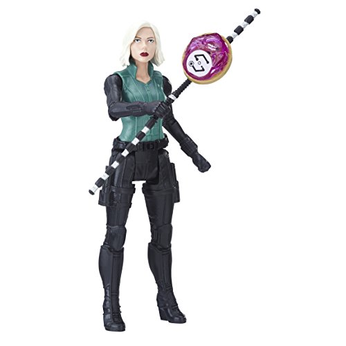 Marvel- Figura Infinity War, Black Widow con Gema y Accesorio (Hasbro E1411EU4)