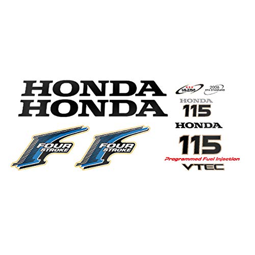 M.A.S.K. Decals Honda 115 F.Stroke - Juego de pegatinas y pegatinas