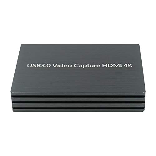 Mcbazel HDMI 4K USB 3.0 Video Tarjeta de Captura para capturar Streaming Recorder para PS4/Xbox One/Wii U/ Switch/ to Linux/Windows/Mac OS X
