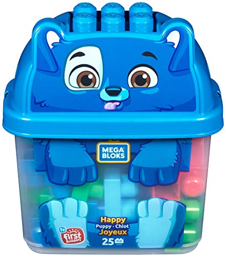 Mega Bloks Perroblok, Bloques Construcción Juguetes Bebés 1 Año (Mattel GFH49) , color/modelo surtido