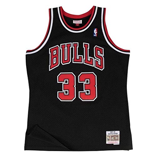 Mitchell & Ness NBA Chicago Bulls Scottie Pippen 1997-98 Swingman Jersey Black XX Large