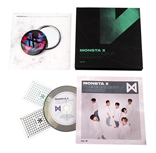 MONSTA X Album - THE CONNECT : DEJAVU [ Ver. III ] CD + Booklet + 2 Photocards + FREE GIFT / K-POP Sealed