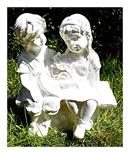 N / A Classico - Figura de jardín joven de la suerte 40 x 32 cm, PVC, decoración para niñas