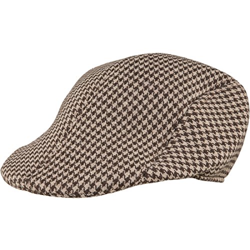 NET TOYS Gorra de los años 20, diseño de cuadros, gorra inglesa, gorra de tweed para hombre, gorra plana de golf, accesorio para disfraz de carnaval