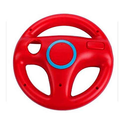 Para Android Game Controller, NUEVO Para Game Racing Steering Wheel Para Racing Remote Plastic Controller Steering Wheel-Red-
