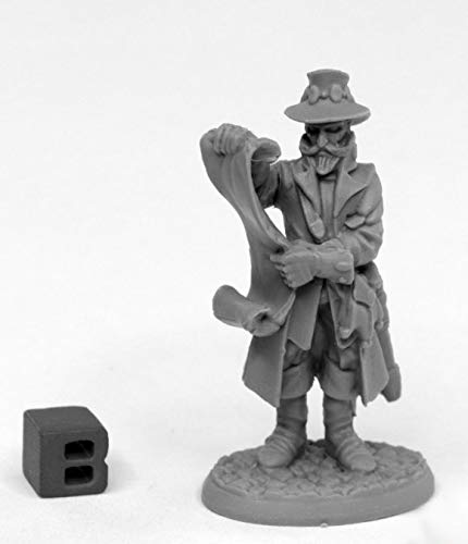 Pechetruite 1 x Sheriff DRUMFASSER - Reaper Bones Miniatura para Juego de rol Guerra - 44018