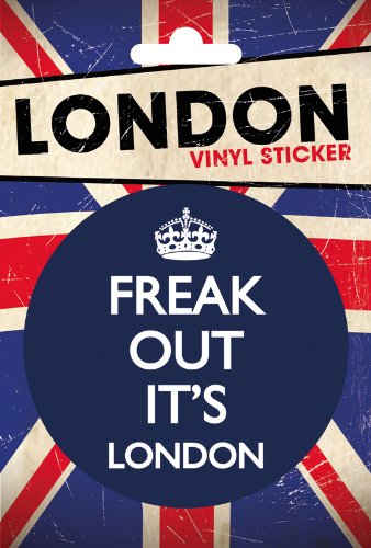 Pegatina de vinilo London Freak Out