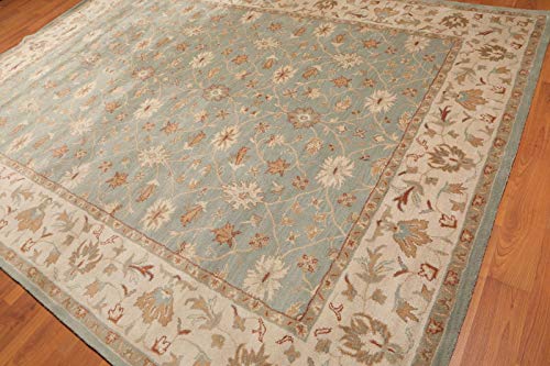 Persian Designs Alfombras y alfombras persas Azules Tradicionales Antiguas Hechas a Mano Área de Lana Oriental Alfombra y Alfombra ((244x305) cm)