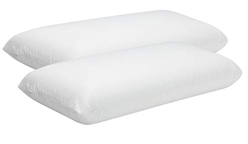 Pikolin Home - Pack de 2 almohadas viscoelásticas (desenfundable), firmeza media, 35x75cm, altura 12cm (Todas las medidas)