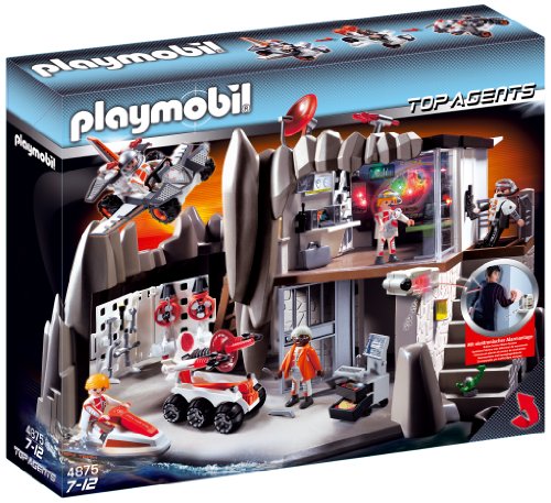 Playmobil - Cuartel General de Agentes Secretos con Sistema de Alarma (4875)